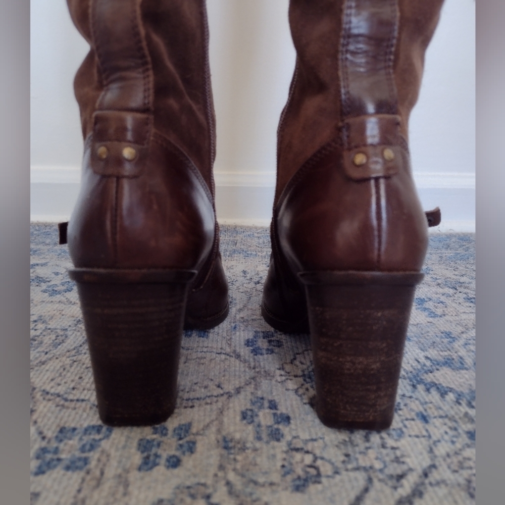 Alberto Fermani Brown Lace Up Boots - Picture 13 of 16